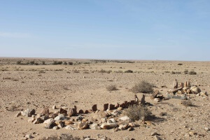 Tombeau préislamique, région de l'Oued Togba, 8 février 2016 (P. Bergier)
